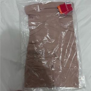 Spanx shorts, nude. New with tags